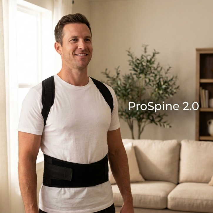 ProSpine 2.0 Adjustable Posture Corrector Vest – Back, Shoulder & Lumbar Support Brace